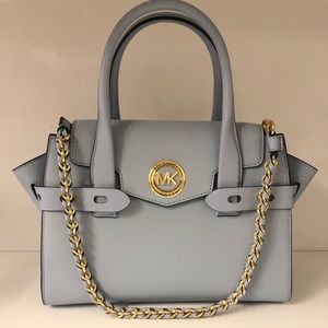 Michael Kors
Carmen Flap Belted Leather Satchel